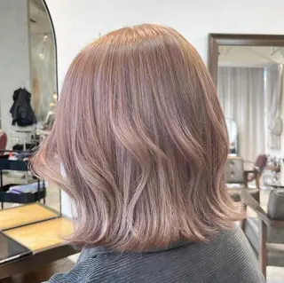 セミロング カラー ヘアアレンジ 🌹TikTok４万 ﾌｫﾛﾜｰ🌹AKIのヘアスタイル