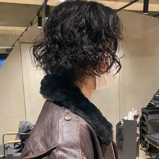 ショート パーマ メンズ 🌈圧倒的デザイン力 内井省吾のヘアスタイル