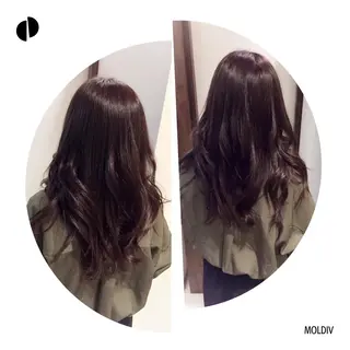 セミロング ロング カラー ✨縮毛矯正✨髪質改善 ナカシマ ユミのヘアスタイル