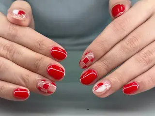 ネイル ココナッツ研修三 新規自爪オフ無料のネイルデザイン