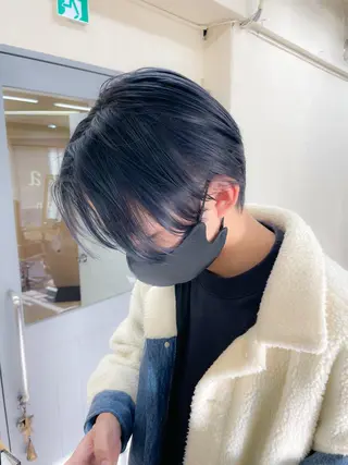 ショート カラー メンズ メンズパーマ メンズ特化ryoのヘアスタイル