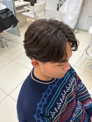 パーマ メンズ メンズニュアンス パーマ特化akaneのヘアスタイル