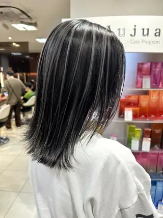 ミディアム カラー ブリーチ指名No.1 Daikiのヘアスタイル