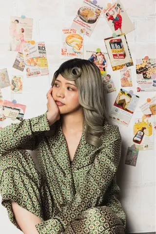 セミロング カラー パーマ ヘアアレンジ CORE新宿所属・CORE よしえのヘアスタイル