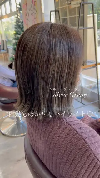 ミディアム メンズバレイヤージュ 斉藤春のヘアスタイル