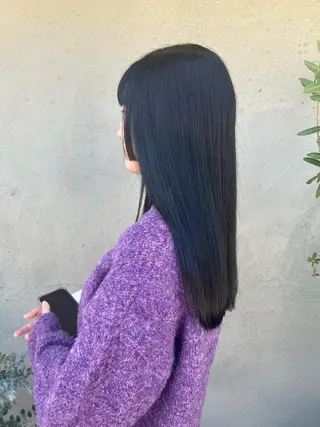 ロング カラー yoke. GARDEN所属・目黒 彩花のヘアスタイル