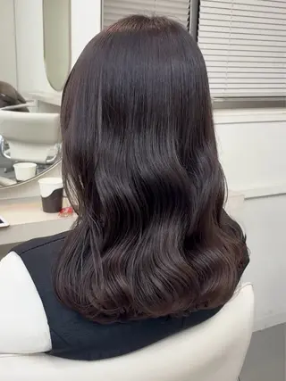 ミディアム カラー link by urban.所属・名駅/透明感カラー/ 艶髪/hinanoのヘアスタイル