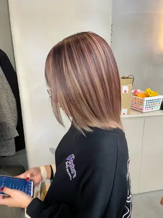 ミディアム qulim所属・qulim【クリム】 /ハイトーン/海音のヘアスタイル