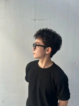 ショート パーマ メンズ stimulus所属・stimulus/ HAYATOのヘアスタイル