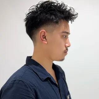 ショート パーマ メンズ AITOKYO 渋谷店所属・AI TOKYO横浜 /駿佑のヘアスタイル