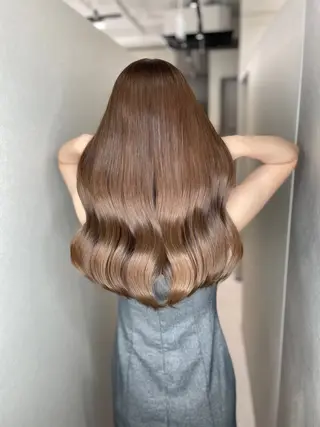 セミロング カラー 今井 勝也のヘアスタイル