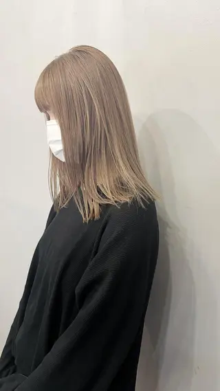 セミロング カラー 💐ナチュラルヘア Kroda💐のヘアスタイル