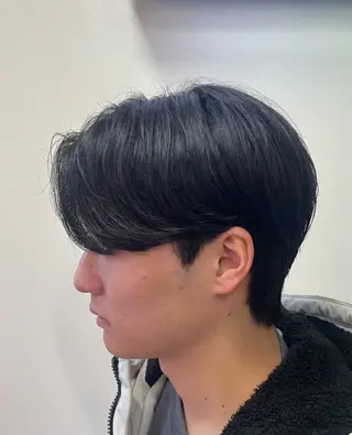 ショート パーマ メンズ 韓国風メンズ/毛流れ ヘアなら須田龍世のヘアスタイル