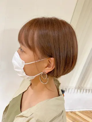 ショート カラー 韓国風スタイル 🍓MIZUKI🍓のヘアスタイル