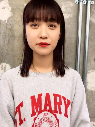 ミディアム カラー tension 【テンション】のヘアスタイル