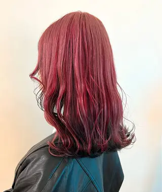 ミディアム カラー ちょめ/八王子 ZEST emuのヘアスタイル