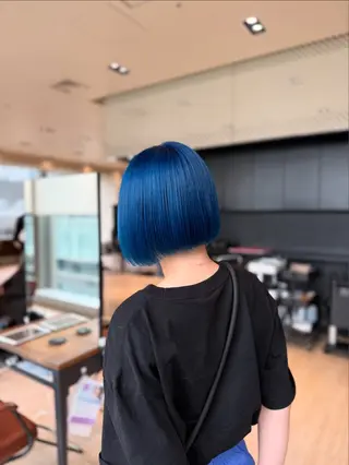 ショート カラー SHION/銀座 まとまるカット🩵のヘアスタイル
