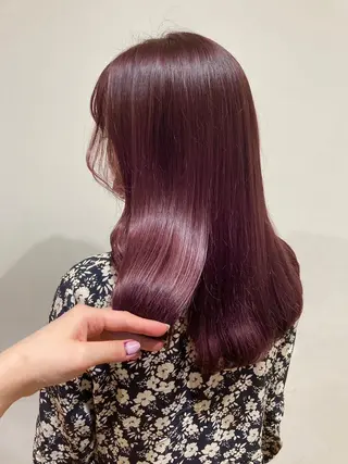 セミロング 梅山 美侑のヘアスタイル