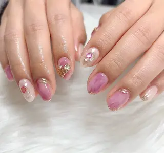 ミディアム cattleya nailのネイルデザイン