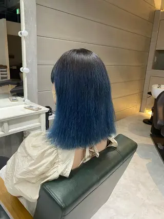 ミディアム カラー 金子 真悠のヘアスタイル