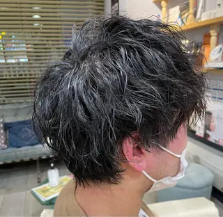 パーマ メンズ すげさやか ✨メンズカットパーマのヘアスタイル