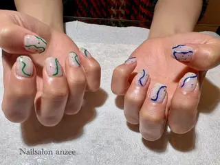ミディアム ネイル sp anzeeのネイルデザイン