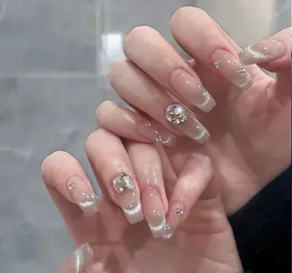 ネイル muni所属・鶴橋♡̴⟡.˚ネイル kpop.ワンホンのネイルデザイン