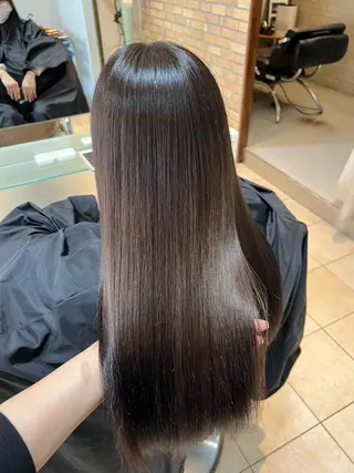 ロング カラー 竹添 有梨沙のヘアスタイル