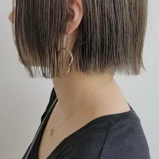 ショート カラー パーマ iplus✴ まつげ、眉毛、耳つぼのマツエク・マツパデザイン