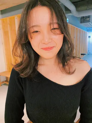 ミディアム パーマ tension 【テンション】のヘアスタイル