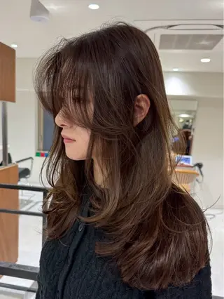 ロング ボブ/レイヤーカット /表参道 yunaのヘアスタイル