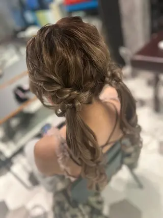 ロング 永澤 一輝のヘアスタイル