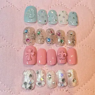 ネイル RIEKO🍒 ワンホン♡推しネイルのネイルデザイン