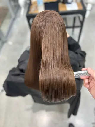 ロング カラー パーマ VIM hairおもろまち店のヘアスタイル