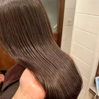 セミロング カラー ボブ/縮毛矯正/レイ ヤー♡Natsukiのヘアスタイル