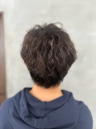 メンズ ✨ブリーチなし透明感 ✨カラー💍Yuriのヘアスタイル