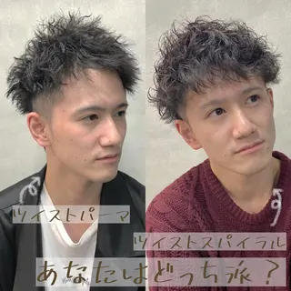 ショート パーマ メンズ LAVENDIA Azabu所属・LAVENDIA 初音のヘアスタイル