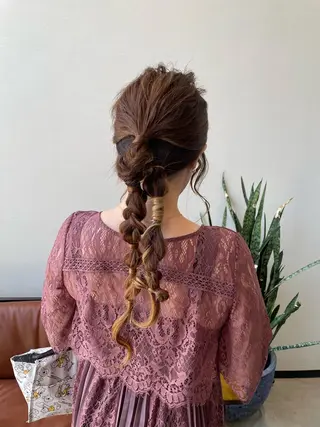 ロング キノシタ ナオユキのヘアスタイル