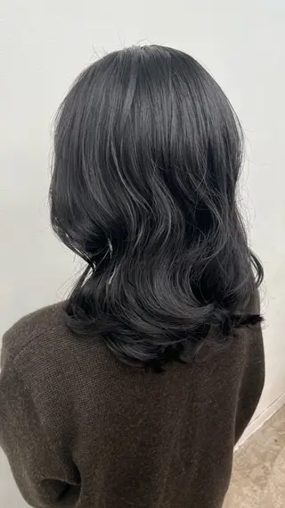 セミロング レイヤー/デジパ SAKIのヘアスタイル