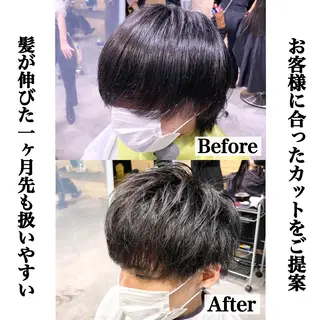 パーマ メンズ Loy所属・メンズヘア特化 パーマ 縮毛矯正🔷のヘアスタイル