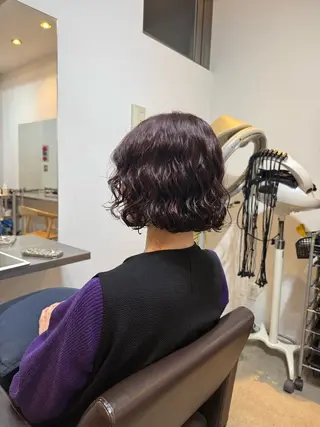 ミディアム スパイラルパーマ /神野のヘアスタイル