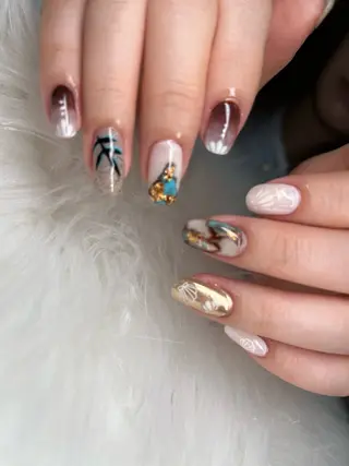 ネイル JR西大路駅徒歩1分 JBネイルのネイルデザイン