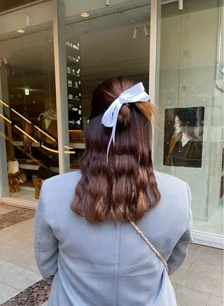 ロング フレアジェネラス所属・堀 綾花のヘアスタイル