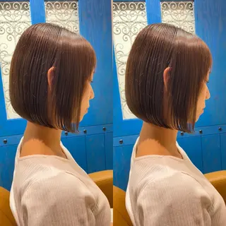 ミディアム カラー MIKU /ボブ/外ハネボブのヘアスタイル