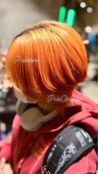 ショート カラー mimiiy梅田 中崎町ハイトーンのヘアスタイル