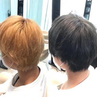 ショート カラー ヘアアレンジ メンズ Re:ta KANZOのヘアスタイル