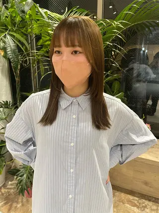 ミディアム カラー 🦖ミニボブ/ボブ /MOEKA🦕のヘアスタイル