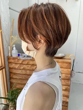 ショート 伊藤 玄のヘアスタイル