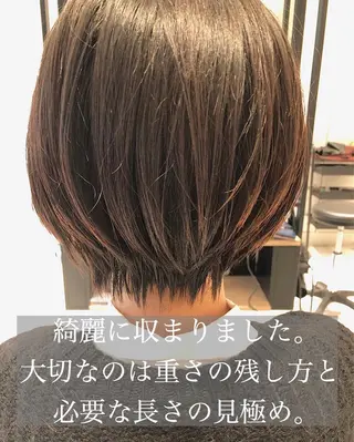 ショート 白髪ぼかし/髪質改善 🌟小山 龍一🌟のヘアスタイル