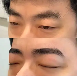 メンズ アイブロウ hana/海外風ヘア /レイヤーカットのヘアスタイル